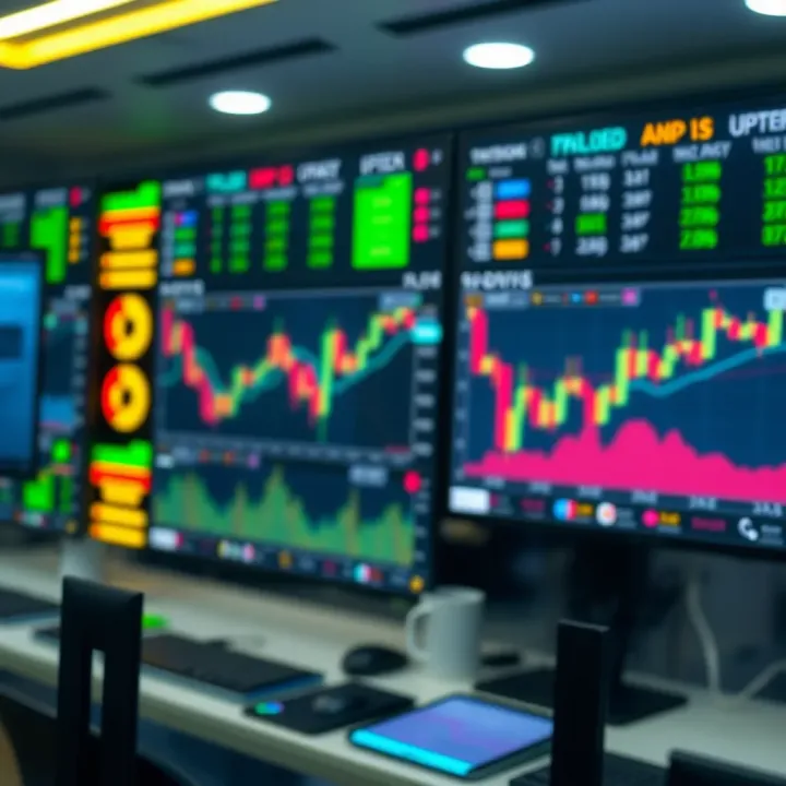 Trading Strategies and Financial Indicators in IQ Option Traderoom Visual representation of trading strategies and financial indicators on IQ Option platform