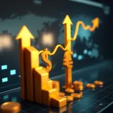 Global currency symbols with upward trend lines representing the appreciation of top world currencies