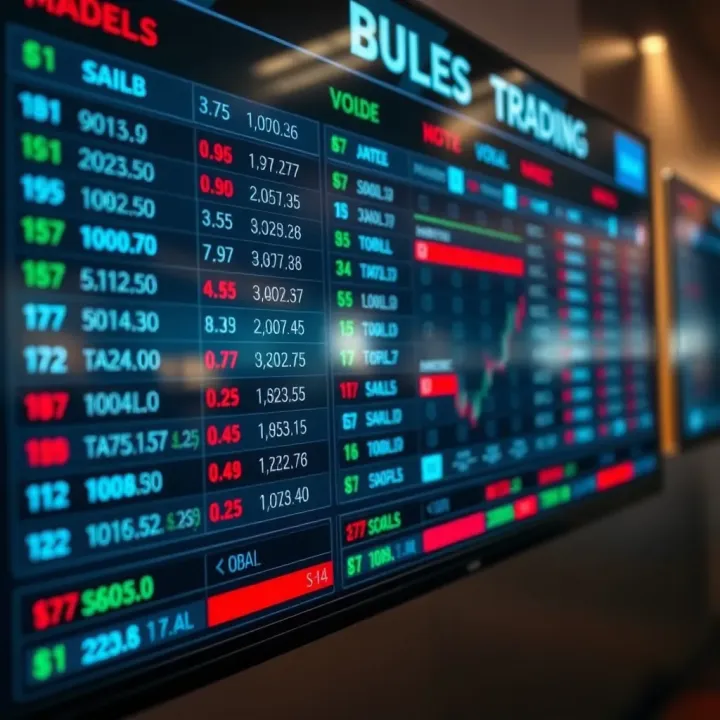 A sports betting board displaying various odds and options
