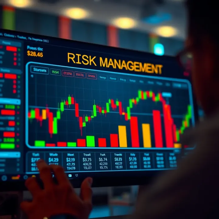 Chart illustrating risk management strategies for Brazilian traders in binary options