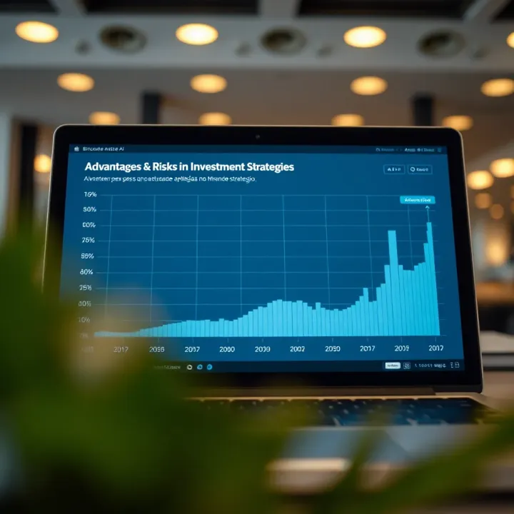 Advantages and Risks of Bitcode AI in Investment Strategies Graph showcasing the advantages and potential risks of using Bitcode AI in investment strategies