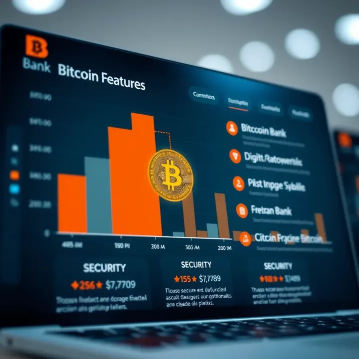 Graph illustrating the security measures and user reviews of Bitcoin Bank for cryptocurrency investments