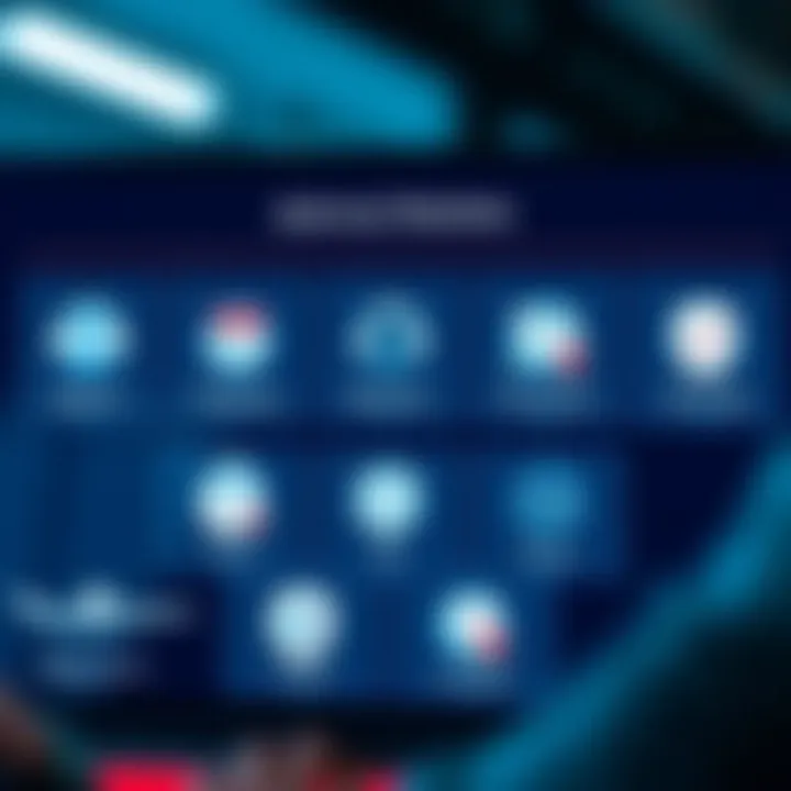 Visual representation of Admiral Markets customer support and security features with icons and service highlights