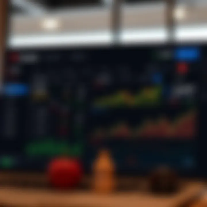 Dashboard interface of Quotex online platform showing trading options and market data