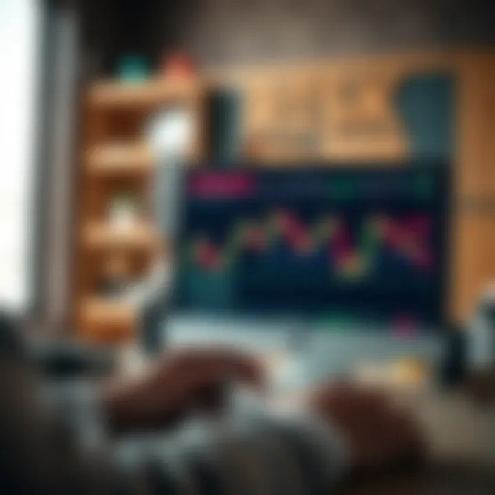 Conceptual illustration of financial risk management and security in binary options trading