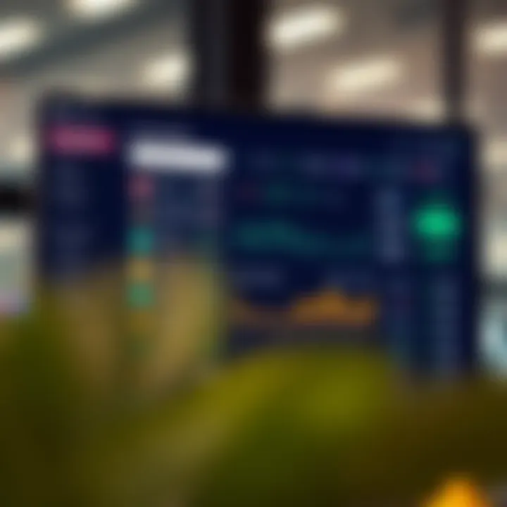 Interface of Bitcode AI platform displaying automated investment options and financial analytics