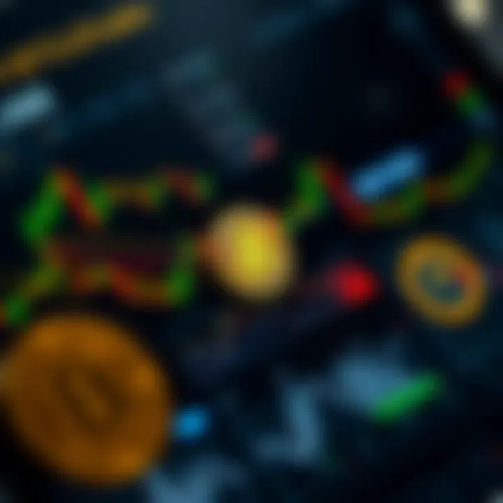 Dashboard showcasing Bitcoin Code platform with graphs and trading options