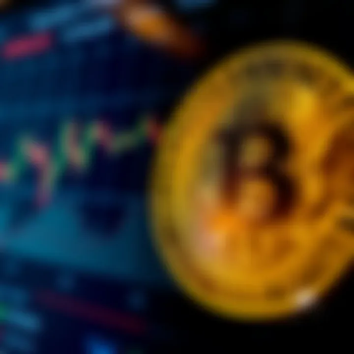 Graph showing Bitcoin price fluctuations influenced by historical and economic factors