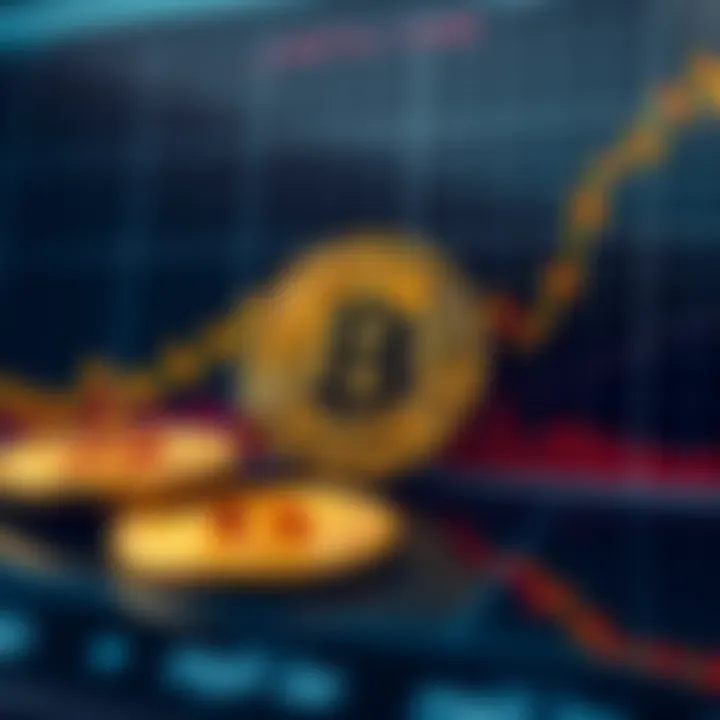 Graph illustrating Bitcoin price fluctuations and market trends over time