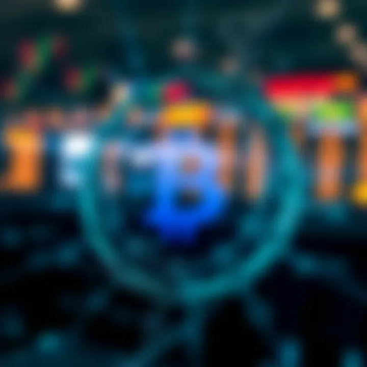 Visual representation of blockchain technology highlighting the mechanism and features of Bittorrent Coin