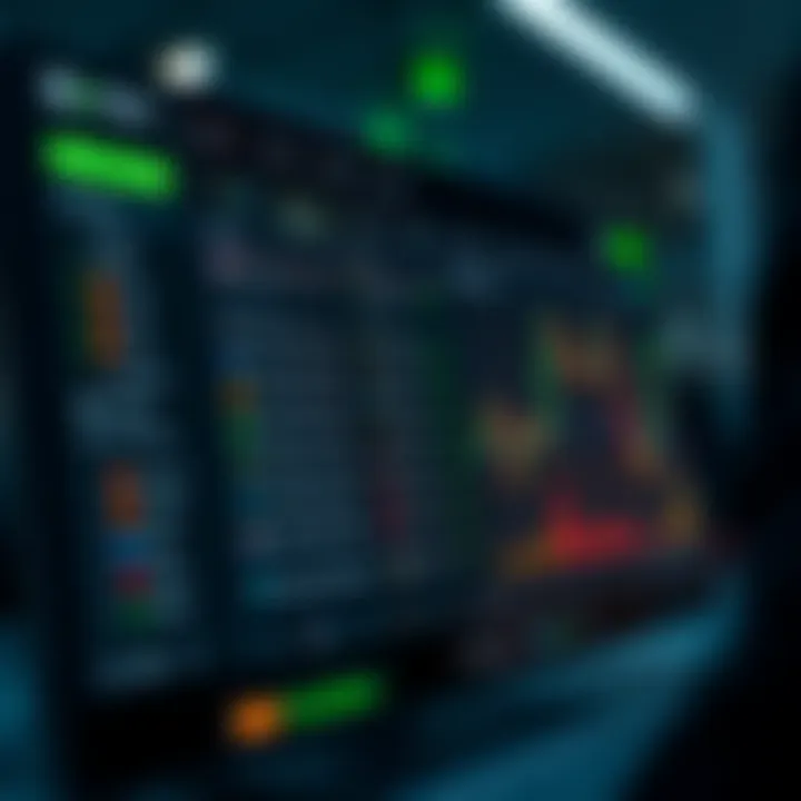 IQ Option User Dashboard with Trading Options and Navigation User dashboard showing trading options and navigation menu on IQ Option