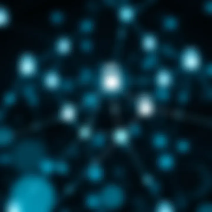 Visualization of affiliate network connections representing growth opportunities