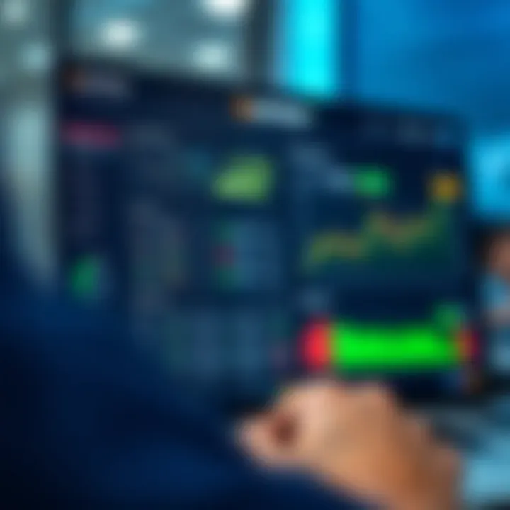 User interface displaying Quotex.com digital trading platform dashboard with various trading options