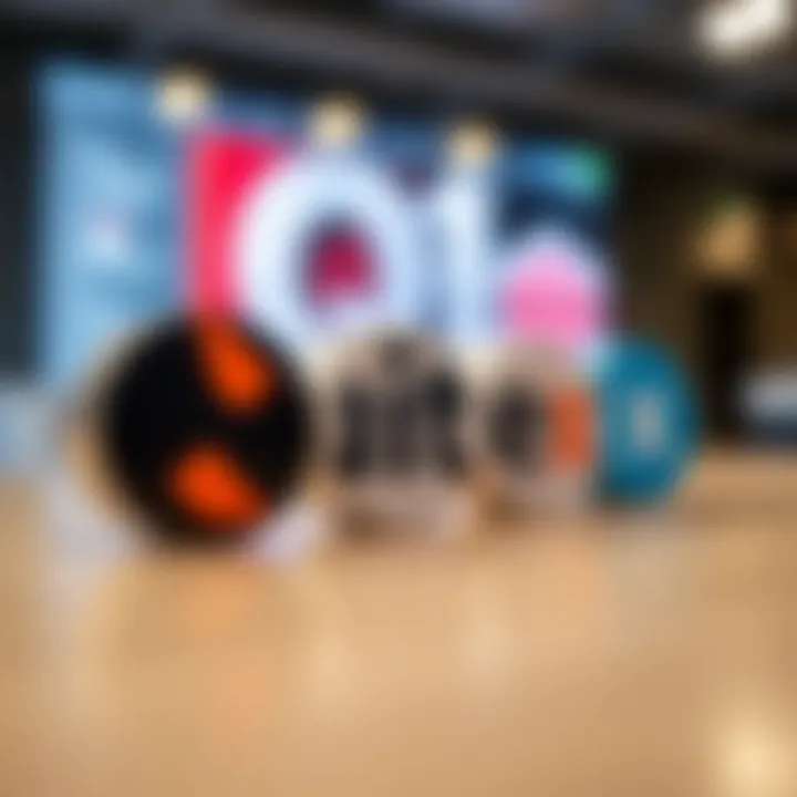 Comparison of Quotex logo alongside competitor logos illustrating unique brand identity