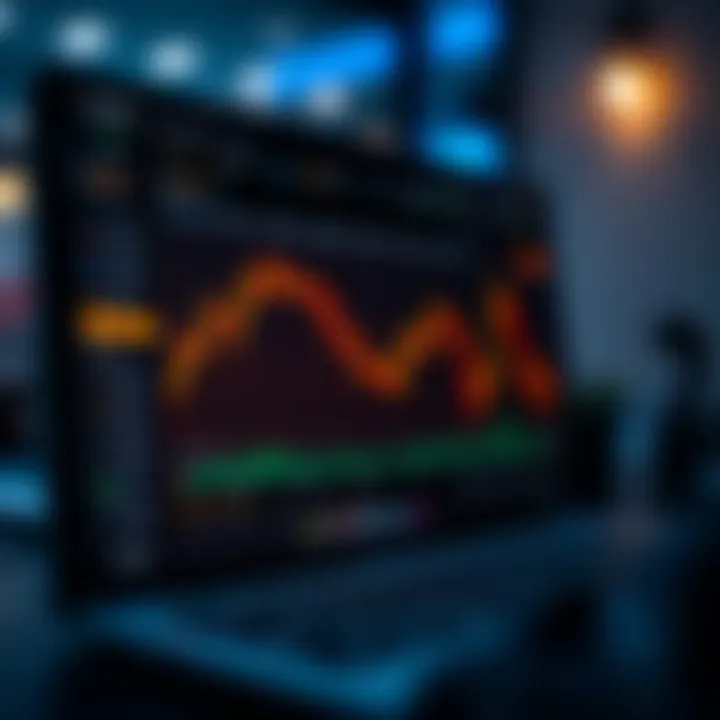 Interface showcasing main features and trading options in Quotex application