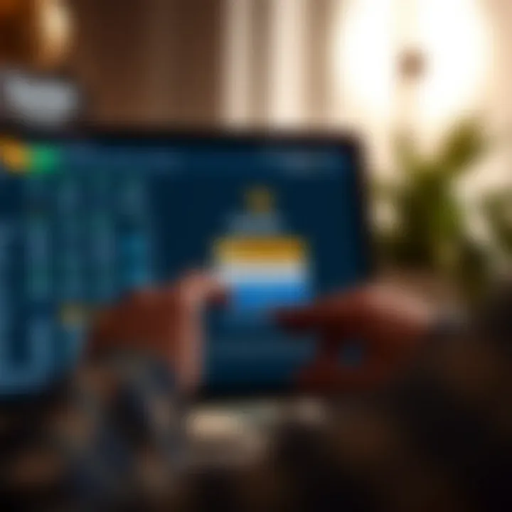 User accessing Quotex Broker login interface on a digital device