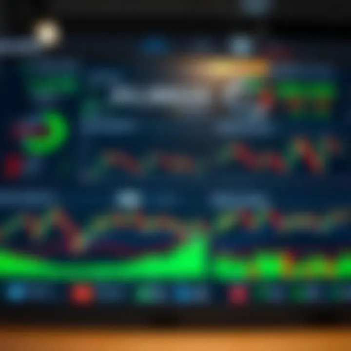 Dashboard overview of Quotex trading platform showing various financial instruments and market trends