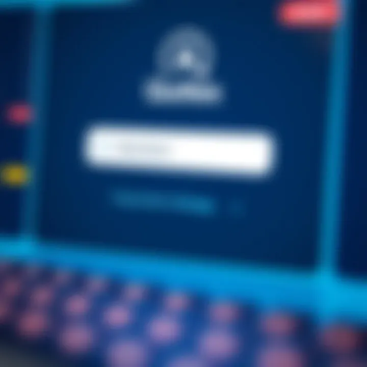 Secure login interface of Quotex platform showing username and password fields