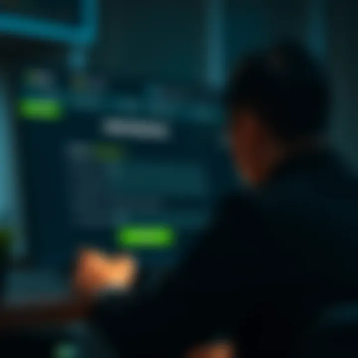 User filling out registration form on a digital trading platform