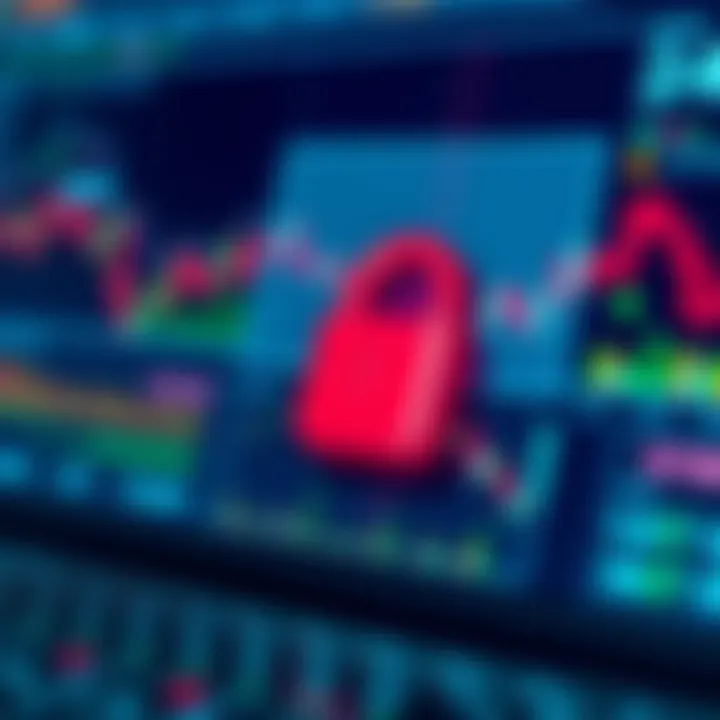 Data Protection and Secure Access on Deriv Platform Visual representation of data protection and secure access on an online trading platform