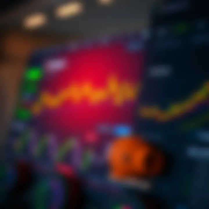 User interface of Deriv app showing various trading options and charts