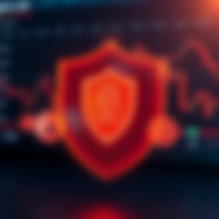 Illustration of security shield and payment icons representing safe deposit and withdrawal methods on Deriv.com