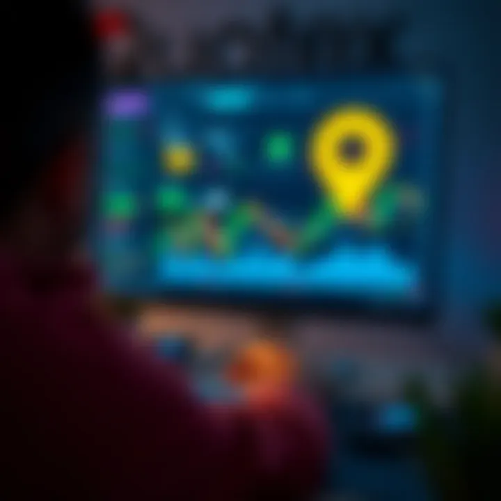 Illustration of digital marketing tools and strategies for promoting affiliate programs