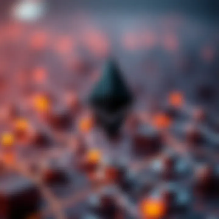 Visualization of Ethereum network upgrades and their impact on blockchain performance