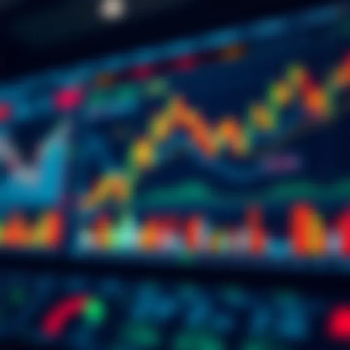 Financial Dashboard for Interpreting Trading Signals Illustration of a digital dashboard displaying various financial indicators used to interpret trading signals