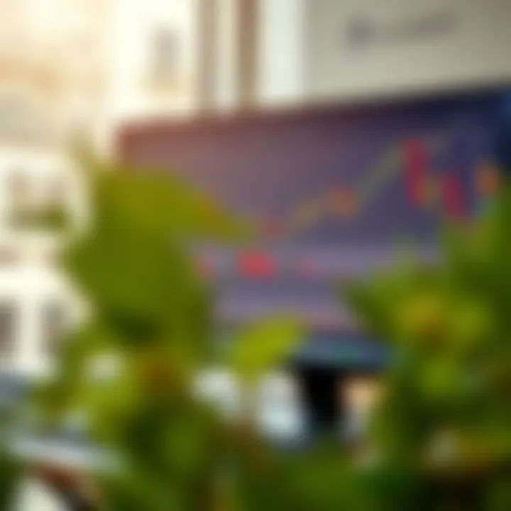 Illustration of various Forex trading platform features and tools on a computer screen