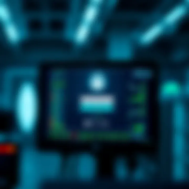 User interface showing secure login screen for a trading platform