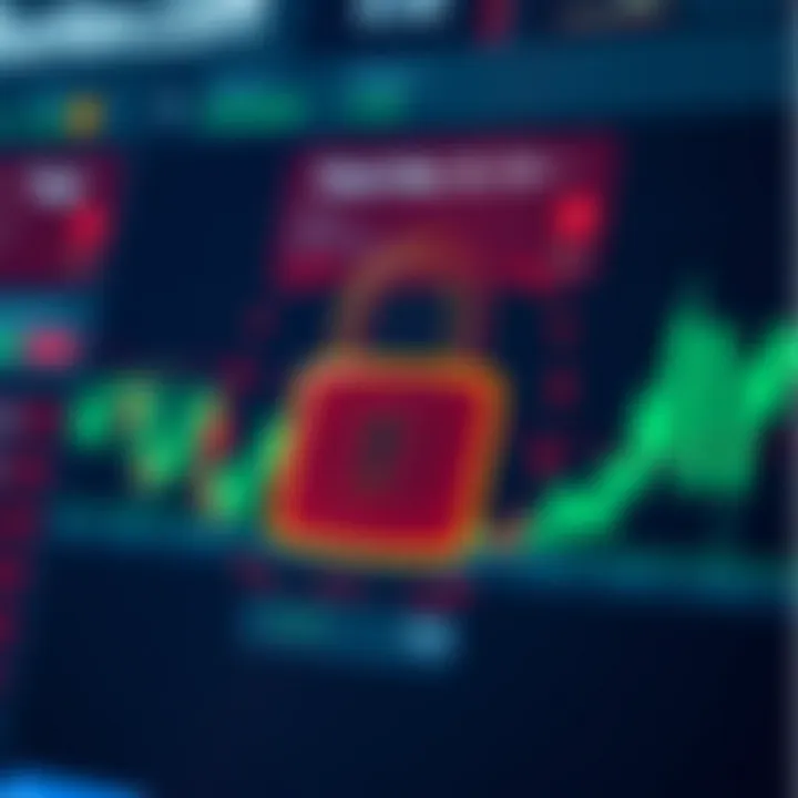 Visual representation of password recovery and account security features