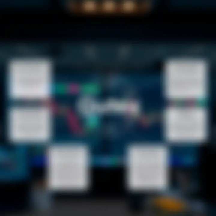 Diagram illustrating key features, advantages, and precautions of using Quotex signal in financial operations