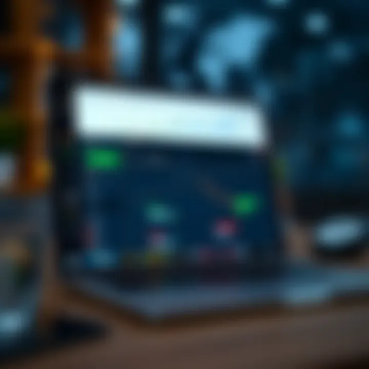 Digital calendar and task management tools displayed on a laptop screen for effective time management