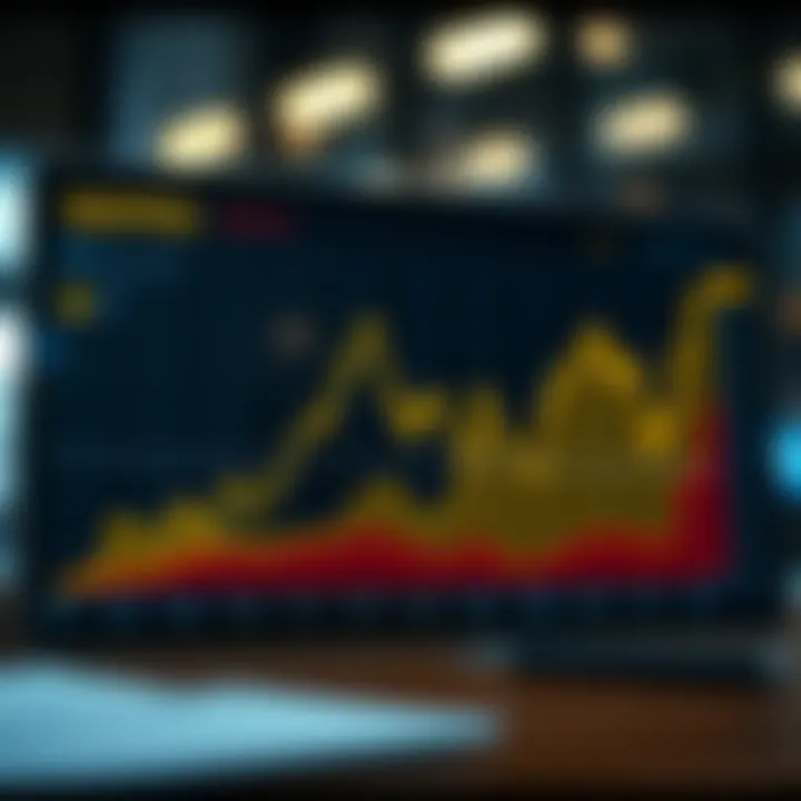 Graph illustrating investment trends and risks associated with Quotex in the Brazilian market