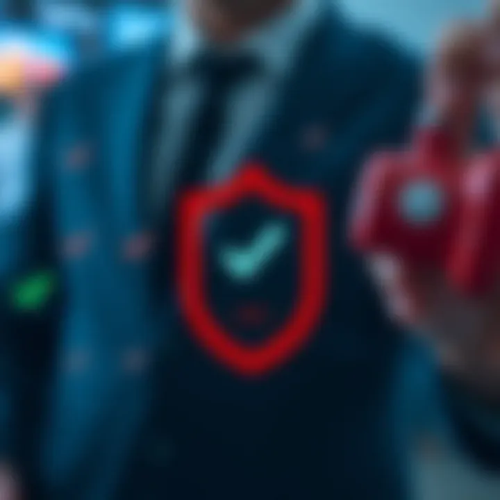 Account Verification Security on IQ Option Secure account verification process illustration with checkmarks and shield icons