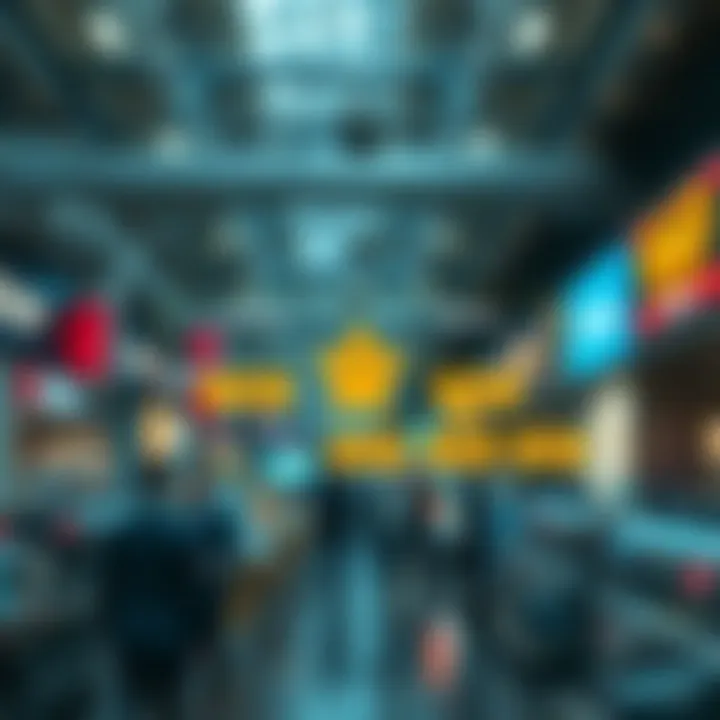 Diagram showing the impact of market structures on pricing strategies and competitive behavior among businesses