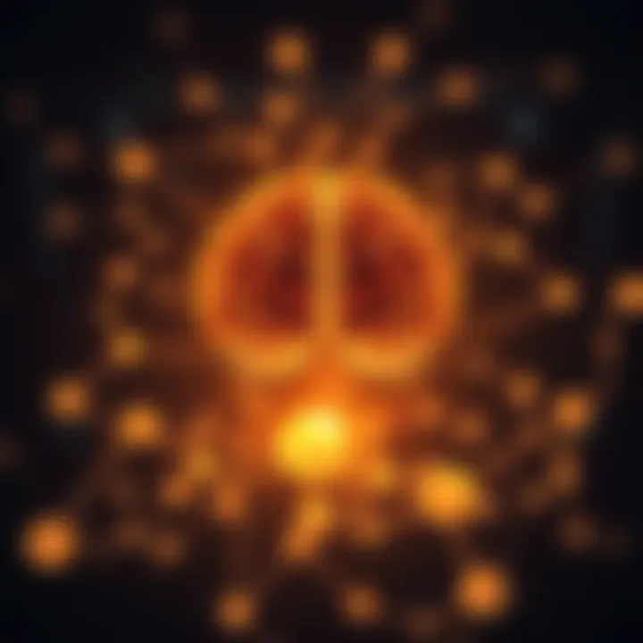 Illustration showing brain connections symbolizing neurolinguistic programming concepts