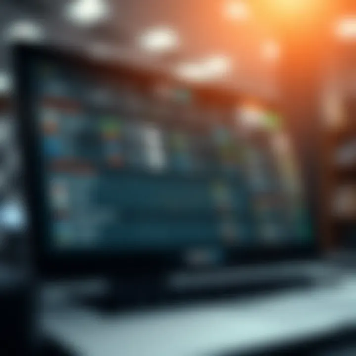 Illustration showing a digital betting platform displaying various betting options and stats