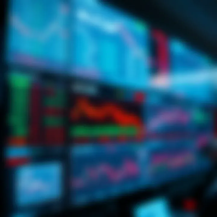 Global currency exchange rates displayed on multiple digital screens illustrating Forex market liquidity