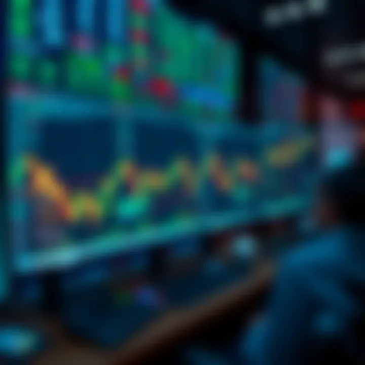 Illustration of foreign exchange market dynamics showcasing currency pairs and trading charts