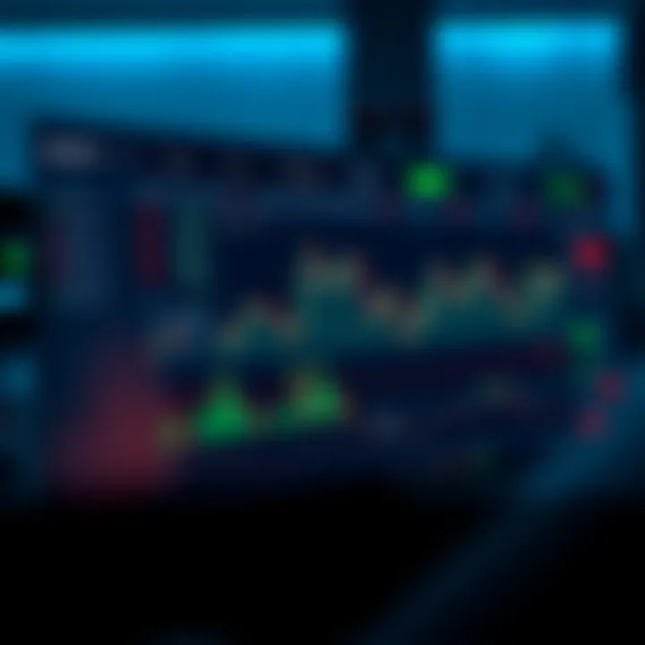 Dashboard interface showing trading options and real-time graphs on Qoutex platform