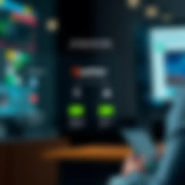 Flowchart illustrating the main features and applications of Queotex platform