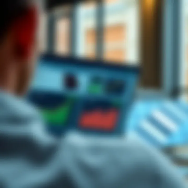 Dashboard showing detailed analytics and user interface of Queotex platform