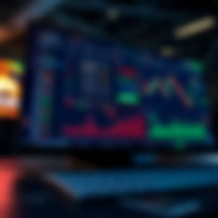 Overview of the Quoex online trading platform interface showing diverse investment options and market charts