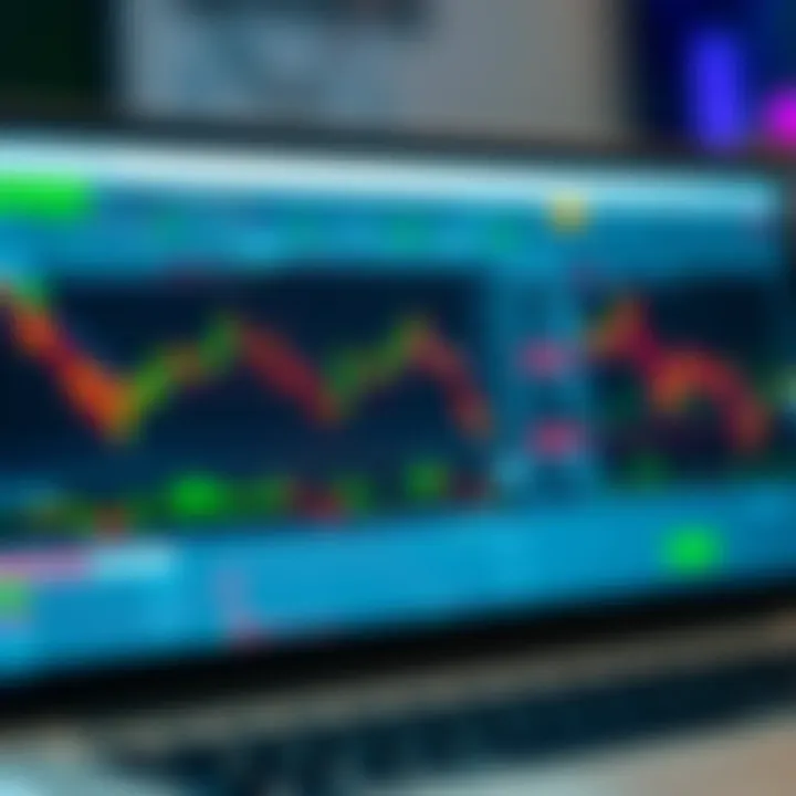 User interface of Quootex trading platform displaying charts and trading options