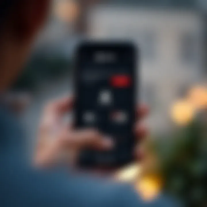 Smartphone screen showing Quotex platform interface with security features highlighted