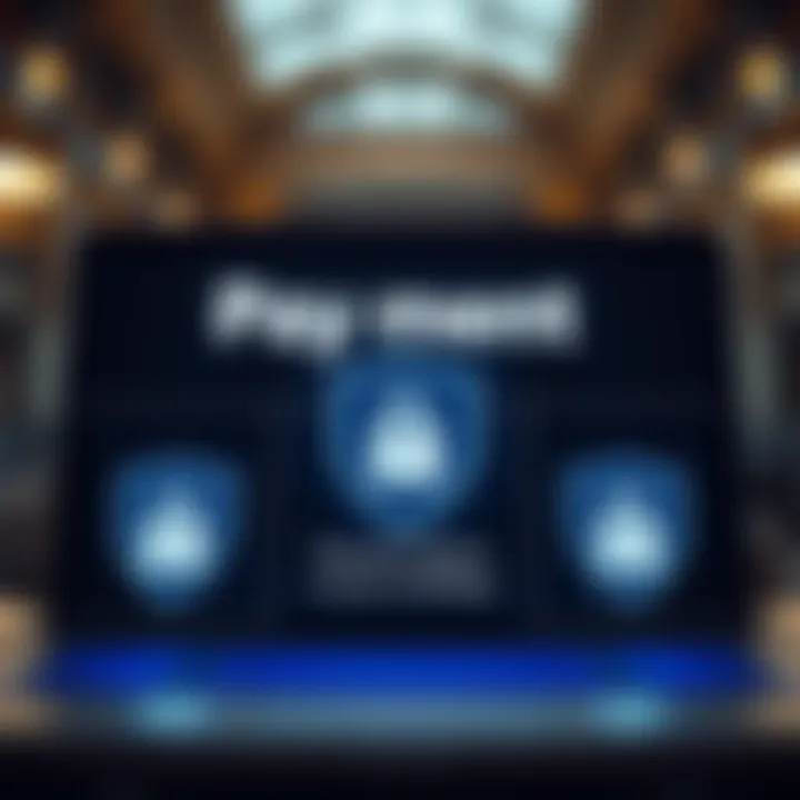 Secure payment methods available on Quotex Entra displayed alongside safety shields and encryption symbols