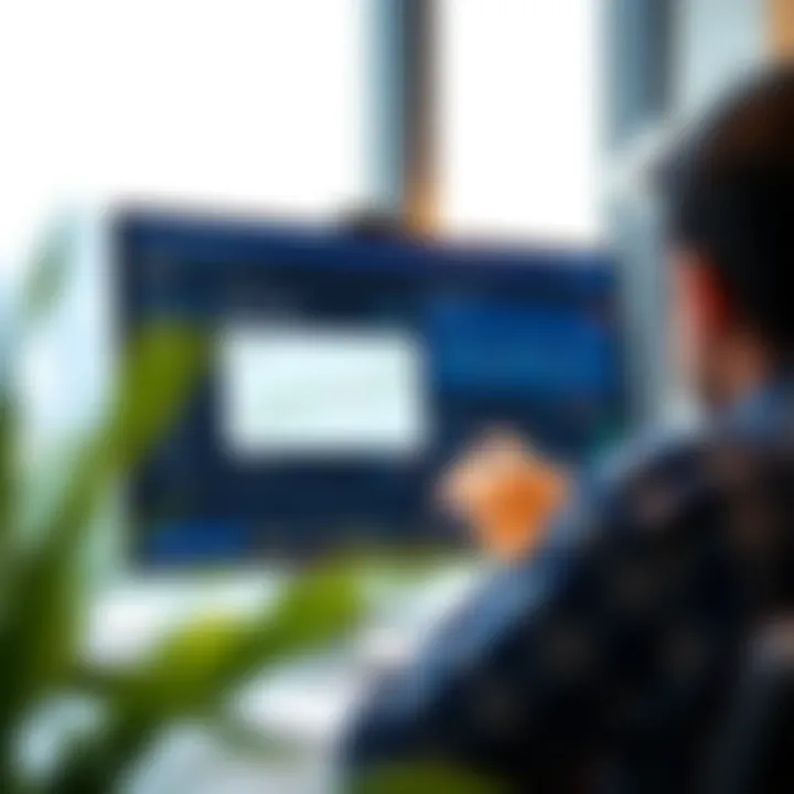 User navigating Quotex installation setup on a personal computer