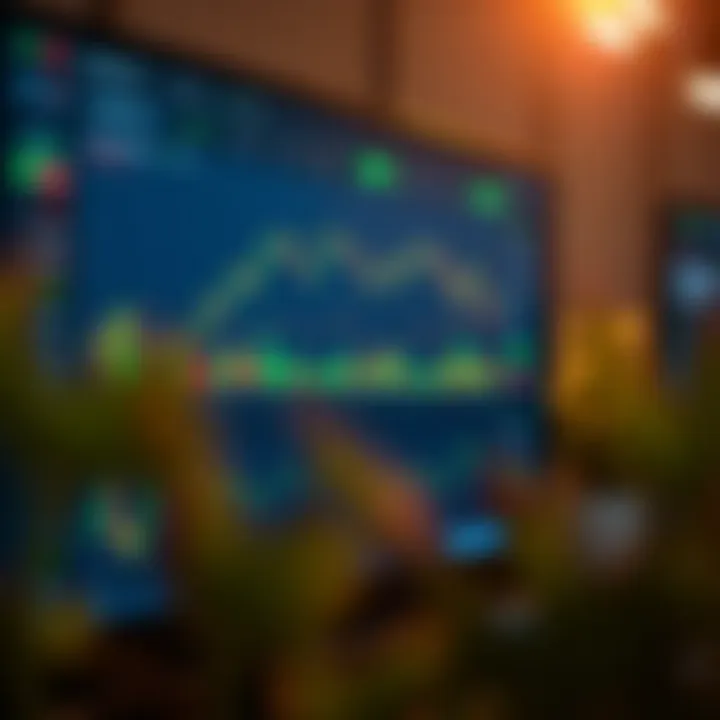 Dashboard interface of Quotex digital options platform showing various trading tools and charts